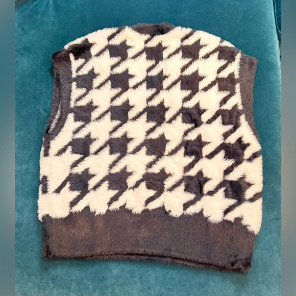 adidas originals women Houndstooth Vest size M - Picture 3 of 5